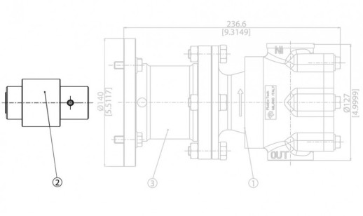 Муфта М90 для насосов Fluid-o-Tech серии 4000
