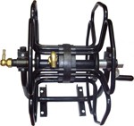 Катушка из стали для шланга с креплением к стене, потолку или полу