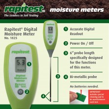 Цифровой измеритель влажности почвы Luster Leaf Rapitest 1825