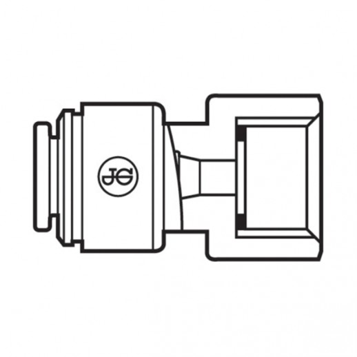 Адаптер с внутренней резьбой BSP с плоским внутренним торцом