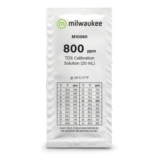 Калибровочный раствор для TDS метров 800 ppm MILWAUKEE 20мл