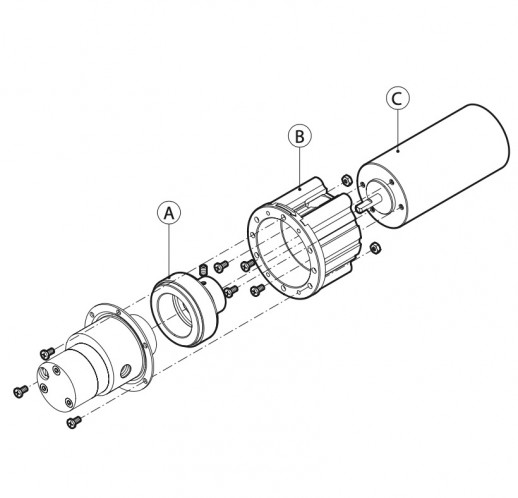 Мотор KAG для шестеренных насосов 18W