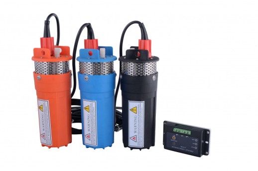 Погружной скважинный водяной насос Singflo на солнечной энергии 360 литров в час