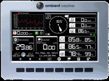 Беспроводная WiFi метеостанция с цветным TFT дисплеем AW003