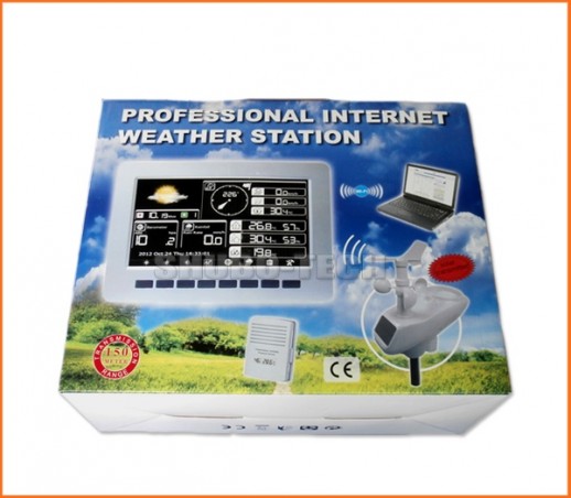 Беспроводная WiFi метеостанция с цветным TFT дисплеем AW003