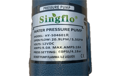 Насос Singflo для воды 4,1 бар, 20,9 литров/мин