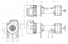 Насос-мешалка полупогружной винтовой Flojet SPC43
