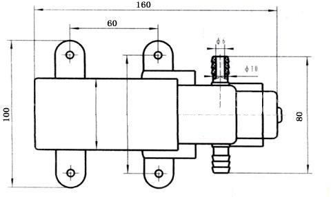 Насос для воды Singflo 2,4 бар (35 PSI), 3,8 литра/мин