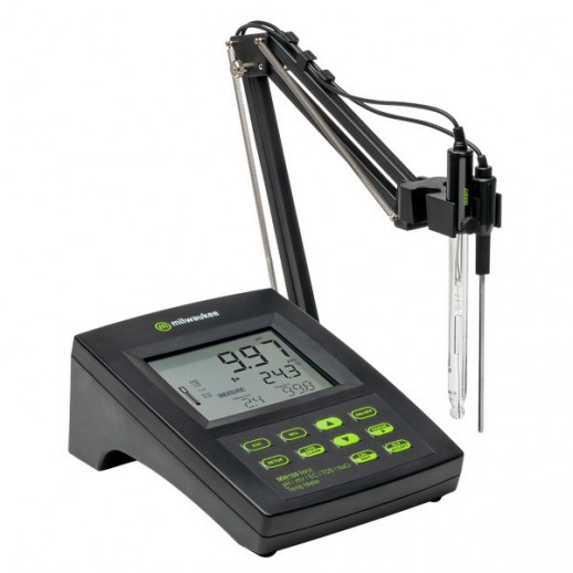 pH/ORP/EC/TDS/NaCl/Темп лабораторный настольный тестер Milwaukee MW180 MAX + связь с ПК