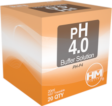 Жидкость калибровочная (буферный раствор) HM Digital pH 4.0 для pH метров упаковка 20 пакетиков по 20мл