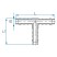 T-коннектор Tefen для шланга