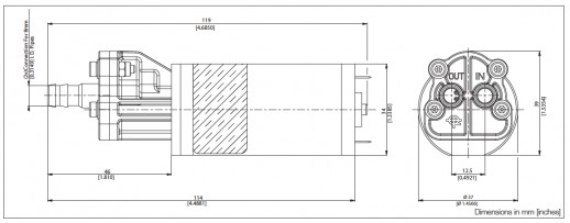 Насос шестеренчатый Fluid-o-Tech Gear 24 VDC серии DGD09