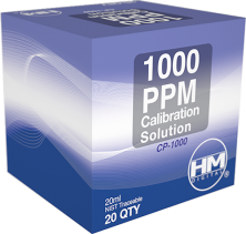 Калибровочный раствор для солемера TDS-метра HM Digital 1000 ppm упаковка 20 пакетиков по 20мл