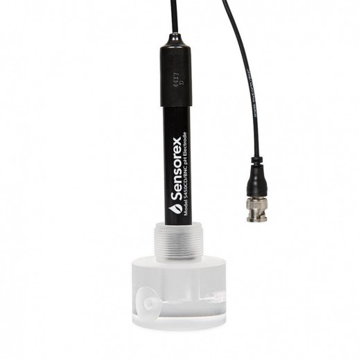 Комплект детектора pH с поверхностным плоским рН электродом Sensorex S450CD/BNC