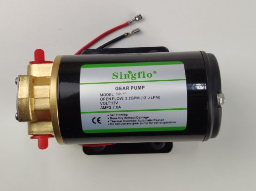 Насос шестеренчатый топливный Singflo FP-12 2 бара, 12 литров/мин