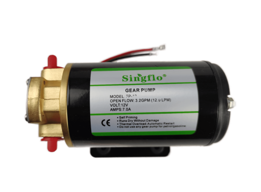 Насос шестеренчатый топливный Singflo FP-12 2 бара, 12 литров/мин