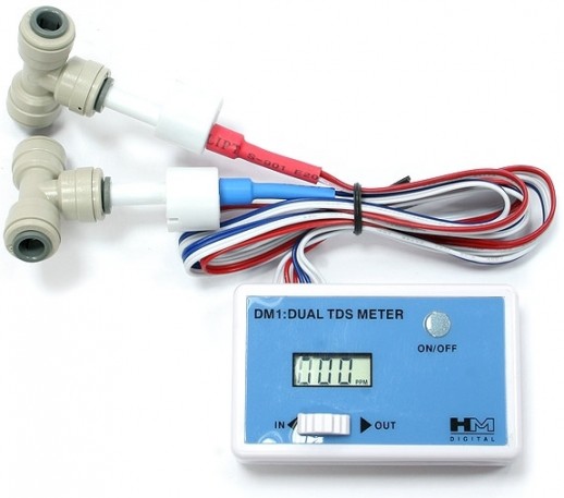 TDS Monitor DM-1: онлайн монитор эффективности очистки воды в двух точках