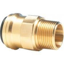 Адаптер коннектор латунный прямой наружная резьба BSP