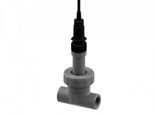 Проточный кондуктометрический графитовый контактный EC электрод Sensorex CS300 (бывш. CS8000)