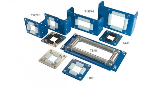 Роллерные угловые направляющие для шланга (сталь)