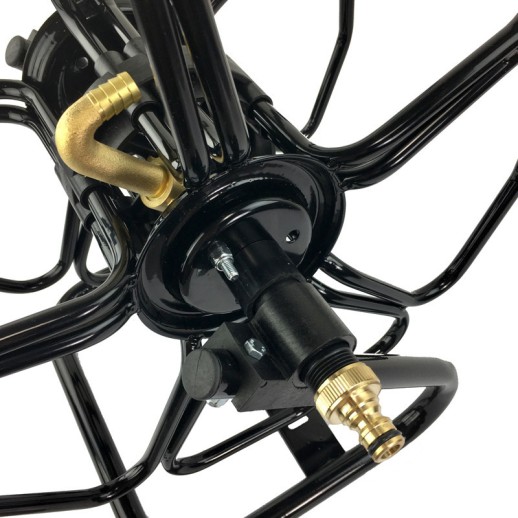 Стальная шланговая катушка с крепежной пластиной