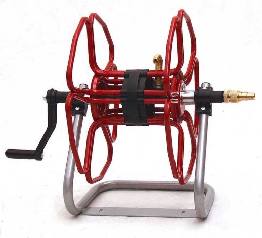 Стальная шланговая катушка с крепежной пластиной