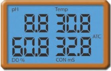 Мультимонитор AZ Instrument AZ-8603 качества воды 5 в одном pH/EC/Sal/DO/Temp