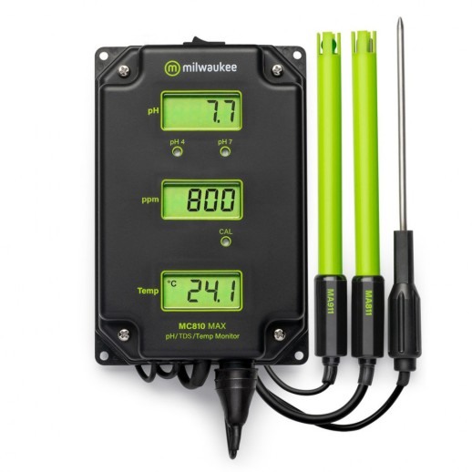 PH/TDS/Temp Монитор стационарный Milwaukee MC810 MAX