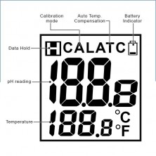 pH/Temp метр AZ Instrument PH-8692 влагозащитный с длинным электродом