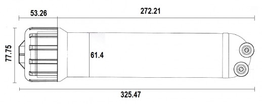 Корпус для мембраны обратного осмоса 1812 и 2012