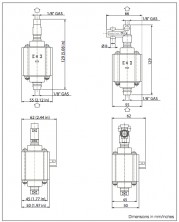 Соленоидный вибрационный насос (помпа) Fluid-o-Tech для кофемашин 230 вольт / 70 ватт