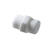 Соединитель-ниппель пластиковый равный резьба