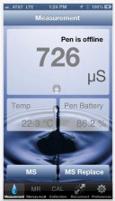 Мультимонитор TDS/EC/Sal/°C ULTRAPEN™ PTBT1 с Bluetooth для Apple устройств