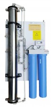 Стационарная система водоочистки и деминерализации воды на основе обратного осмоса Aquafactor SS-RO-4040