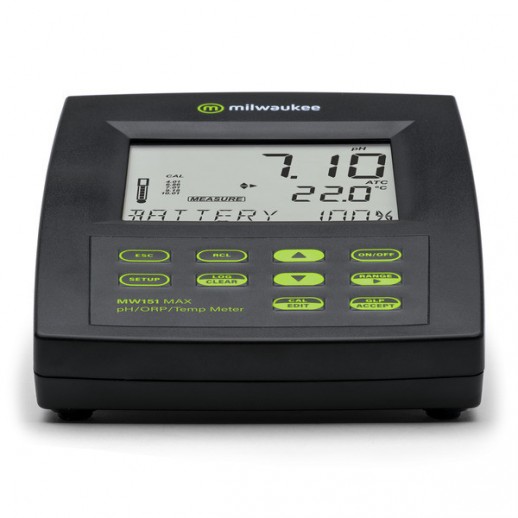 pH/ОВП/Темп лабораторный настольный тестер Milwaukee MW151 MAX + связь с ПК	